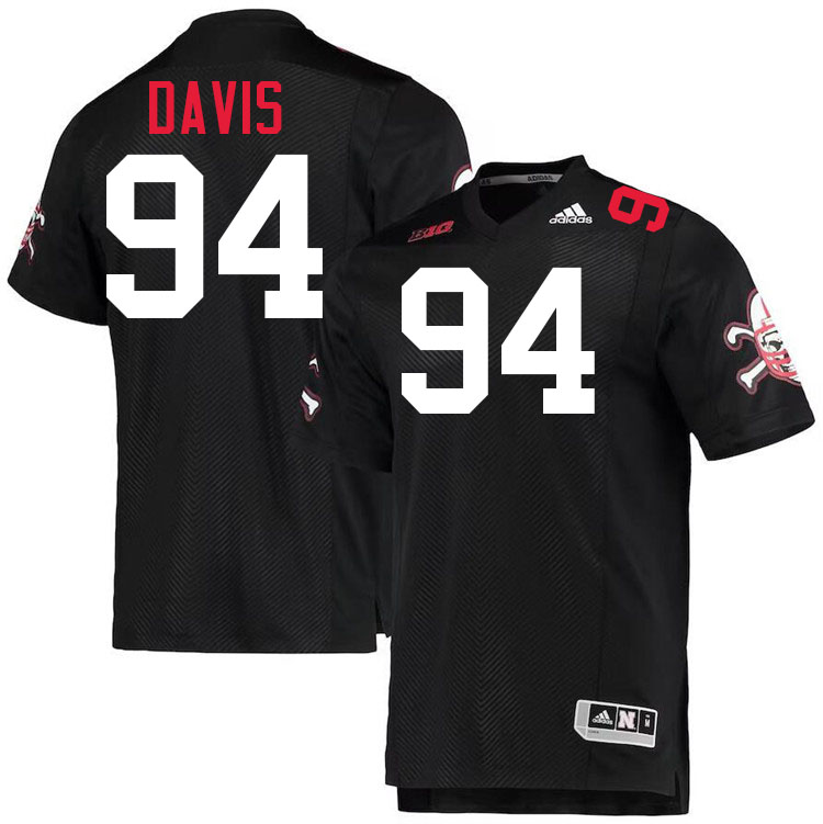 Khalil Davis Nebraska Jersey,Nebraska Cornhuskers Football Uniforms,Jersey-Blackshirt Home